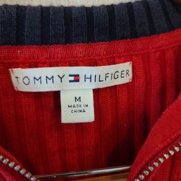 Tommy Hilfiger Red Ribbed Sweater - Picture 8 of 9